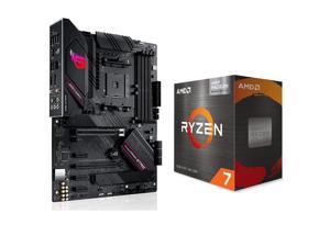 New BitShop AMD Ryzen 7 5700G 8-Core 16-Thread AM4 Unlocked Desktop Processor with ASUS ROG Strix B550-F Gaming (WI-FI) PCIe 4.0, 2.5Gb LAN, BIOS Flashback, HDMI 2.1 ATX Gaming Motherboard