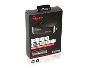 Rocketfish 2-Output HDMI Splitter 4K Ultra HD and HDR Compatible Model RF-G1603