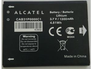 NEW OEM Alcatel Cab31p0000c1 Battery For Ot-908 Ot-908m Ot-990 Ot-990a 1300mAh NEW OEM Alcatel Cab31p0000c1 Battery For Ot-908 Ot-908m Ot-990 Ot-990a 1300mAh
