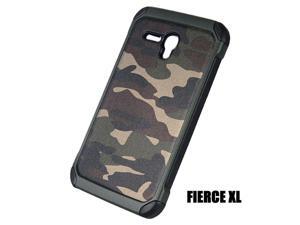 Alcatel One Touch Fierce XL -HARD RUBBER HYBRID ARMOR CASE GREEN CAMOUFLAGE ARMY Alcatel One Touch Fierce XL -HARD RUBBER HYBRID ARMOR CASE GREEN CAMOUFLAGE ARMY