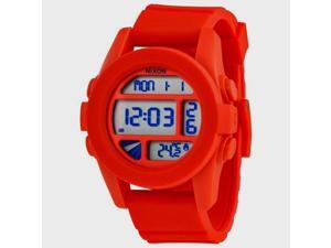 Nixon Unit Red Pepper A197383 Silicon Band Digital Temp Quartz Sport Surf Watch Nixon Unit Red Pepper A197383 Silicon Band Digital Temp Quartz Sport Surf Watch