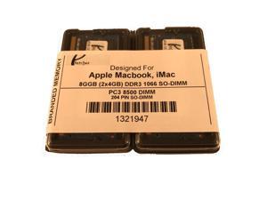 8GB KIT (2 X 4GB) PC3-8500 MacBook Pro Mid 2010 A1278 MC374LL/A MC375LL/A Memory 8GB KIT (2 X 4GB) PC3-8500 MacBook Pro Mid 2010 A1278 MC374LL/A MC375LL/A Memory