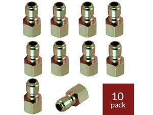 Pressure Washer Hose Quick Coupler Plug 1/4" FPT - 10 Pack Pressure Washer Hose Quick Coupler Plug 1/4" FPT - 10 Pack