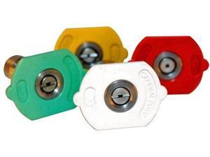 General Pump 9.803-811.0 Yellow QC Nozzle 10pk 15045 15 Degrees, Size #045