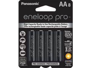 Panasonic BK-3HCCA8BA eneloop pro AA High Capacity Ni-MH Pre-Charged Recharge... Panasonic BK-3HCCA8BA eneloop pro AA High Capacity Ni-MH Pre-Charged Recharge...