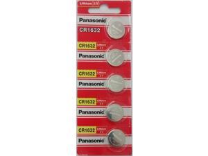 5 x SUPER FRESH Panasonic CR1632 ECR1632 Lithium Battery 3V Coin Cell Exp. 2027 5 x SUPER FRESH Panasonic CR1632 ECR1632 Lithium Battery 3V Coin Cell Exp. 2027