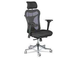 Balt Ergo Ex Executive Office Chair Mesh Back/Upholstered Seat Black/Chrome Balt Ergo Ex Executive Office Chair Mesh Back/Upholstered Seat Black/Chrome