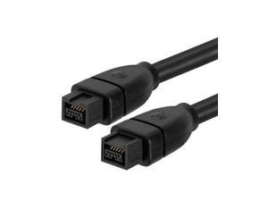 15ft Firewire 400 6 to 4 Pin Male IEEE 1394 iLINK Cable Cord PC MAC 15/' Black