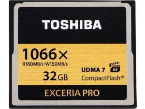 10 x TOSHIBA EXCERIA PRO 32GB 1066x CompactFlash HD High Speed Memory Card UDMA7 10 x TOSHIBA EXCERIA PRO 32GB 1066x CompactFlash HD High Speed Memory Card UDMA7