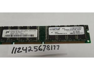 MICRON 128MB SDRAM PC100 CL2 16X16 4CHIPS 168PIN DIMM NON-ECC