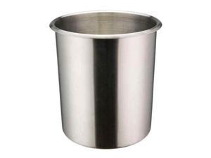 Winco BAMN-6, 6-Quart Stainless Steel Bain Marie Pot w/? Lid, NSF