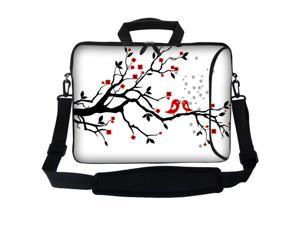 17.3" 17" Neoprene Laptop Bag Sleeve with Pocket Shoulder Strap Handle 3120 