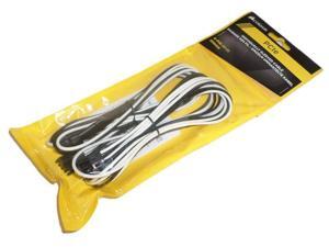 Corsair Sleeved PCIe Cables w/ Single Connector, Type 4 (Gen 3) White / Black Corsair Sleeved PCIe Cables w/ Single Connector, Type 4 (Gen 3) White / Black