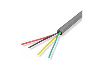 Eagle 1000 FT 22 Gauge 4 Conductor Wire Cable Gray Round Stranded Copper Speaker Eagle 1000 FT 22 Gauge 4 Conductor Wire Cable Gray Round Stranded Copper Speaker