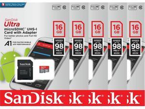 Professional Ultra SanDisk 16GB Verified for Samsung SM-T230 MicroSDHC Card with Custom Hi-Speed Lossless Format Includes Standard SD Adapter. UHS-1 A1 Class 10 Certified 98MB//s