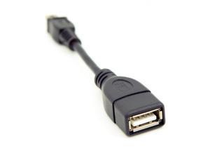 Jimier Cable VMC-UAM1 USB 2.0 OTG Cable Mini A Type Male  to USB Female Host for Sony Handycam & PDA & Phone