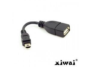 Xiwai VMC-UAM1 USB 2.0 OTG Cable Mini A Type Male to USB Female Host for Sony Handycam & PDA & Phone