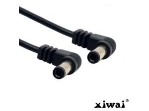 Xiwai DC Power 5.5 x 2.1mm / 2.5mm Male to 5.5 2.1/2.5mm Male Plug Cable Right Angled 90 Degree 60cm Xiwai DC Power 5.5 x 2.1mm / 2.5mm Male to 5.5 2.1/2.5mm Male Plug Cable Right Angled 90 Degree 60cm