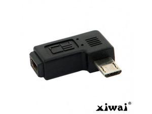 Xiwai 90 degree right angled MINI USB Female to MICRO USB Male Data sypc power ADAPTER