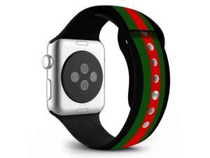 Apple Watch Band Strap Replacement Wrist Bracelet Gucci Pattern 42mm Apple Watch Band Strap Replacement Wrist Bracelet Gucci Pattern 42mm