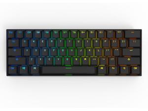 Anne Pro 2 60% Mechanical Gaming Keyboard Wired/Wireless Dual Mode Full RGB Double Shot PBT - Cherry MX Silver