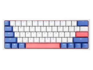 Ducky One 2 Mini Pure White Rgb Led 60 Double Shot Pbt Gaming Mechanical Keyboard Cherry Mx Blue Bezel Design Detachable Usb Type C Lightweight And Extremely Portable Newegg Com