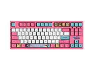 Akko 3087 One Piece Chopper TKL Gaming Mechanical Keyboard Double Shot Dye Sub PBT Keycaps NKRO Detachable USB Type-C White/Pink/Blue Akko 3087 One Piece Chopper TKL Gaming Mechanical Keyboard Double Shot Dye Sub PBT Keycaps NKRO Detachable USB Type-C White/Pink/Blue