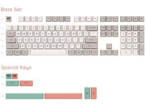 Akko 9009 116 Keys Dye-Sub OEM Profile PBT Double-Shot Keycap Set for Mechanical Keyboards