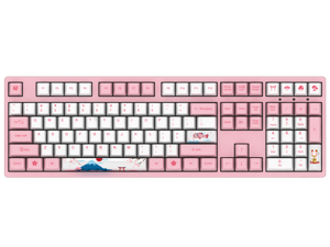 Akko 3108V2 World Tour Tokyo Sakura Pink Gaming Mechanical Keyboard Double Shot Five-Side Dye Sub PBT Keycaps NKRO Detachable USB Type-C Akko 3108V2 World Tour Tokyo Sakura Pink Gaming Mechanical Keyboard Double Shot Five-Side Dye Sub PBT Keycaps NKRO Detachable USB Type-C
