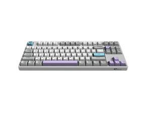 Akko 3087V2 Gray TKL Gaming Mechanical Keyboard Double Shot Dye Sub PBT Keycaps NKRO Detachable USB Type-C White/Grey Akko 3087V2 Gray TKL Gaming Mechanical Keyboard Double Shot Dye Sub PBT Keycaps NKRO Detachable USB Type-C White/Grey