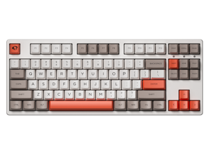 Akko 3087V2 Steam Engine Retro TKL Gaming Mechanical Keyboard Double Shot Dye Sub PBT Keycaps NKRO Detachable USB Type-C White/Brown Akko 3087V2 Steam Engine Retro TKL Gaming Mechanical Keyboard Double Shot Dye Sub PBT Keycaps NKRO Detachable USB Type-C White/Brown