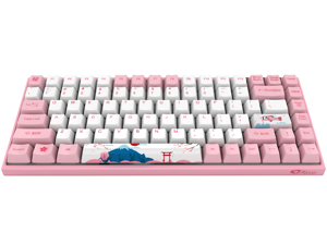Akko 3084 Tokyo Sakura Pink 84 Keys Wired Gaming Mechanical Keyboard Double Shot Five-Side Dye Sub PBT Keycaps - Blue Switch Akko 3084 Tokyo Sakura Pink 84 Keys Wired Gaming Mechanical Keyboard Double Shot Five-Side Dye Sub PBT Keycaps - Blue Switch