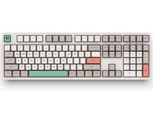 Akko 3108V2 9009 Retro Gaming Mechanical Keyboard Cherry MX Blue Switch Double Shot Dye Sub PBT Keycaps NKRO Detachable USB Type-C White/Grey/Pink/Green Akko 3108V2 9009 Retro Gaming Mechanical Keyboard Cherry MX Blue Switch Double Shot Dye Sub PBT Keycaps NKRO Detachable USB Type-C White/Grey/Pink/Green