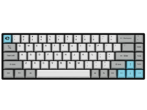 Akko 3068 Grey 68 Keys Bluetooth/Wired Gaming Mechanical Keyboard Cherry MX Red Switch Double Shot Dye Sub PBT Keycaps White/Grey/Blue Akko 3068 Grey 68 Keys Bluetooth/Wired Gaming Mechanical Keyboard Cherry MX Red Switch Double Shot Dye Sub PBT Keycaps White/Grey/Blue