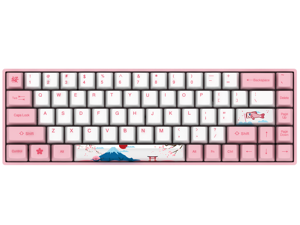 Akko 3068 Tokyo Sakura Pink 68Keys Bluetooth/Wired Gaming Mechanical Keyboard Cherry MX Red Switch PBT Double Shot Dye Sub PBT Keycaps Akko 3068 Tokyo Sakura Pink 68Keys Bluetooth/Wired Gaming Mechanical Keyboard Cherry MX Red Switch PBT Double Shot Dye Sub PBT Keycaps