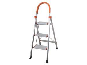 Non-slip 3 Step Aluminum Ladder Folding Platform Stool 330 lbs Load Capacity Non-slip 3 Step Aluminum Ladder Folding Platform Stool 330 lbs Load Capacity