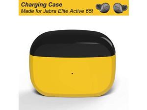 Charging Case Compatible with Jabra Elite Active 65t Elite 65t Charger Case Only Earbuds not Included Earbuds Protective Substitute Cover with Builtin Battery Yellow