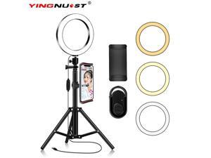 Light with Tripod Stand Phone Selfie Kit 8 inch LED Circle Lights for Makeup Blog YouTube Video Photo Camera Studio Lighting Work with iPhone iPad Tablet Android Phones Light with Tripod Stand Phone Selfie Kit 8 inch LED Circle Lights for Makeup Blog YouTube Video Photo Camera Studio Lighting Work with iPhone iPad Tablet Android Phones