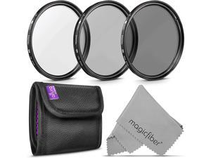 67MM  Professional Photography Filter Kit UV CPL Polarizer Neutral Density ND4 for Camera Lens with 67MM Filter Thread + Filter Pouch