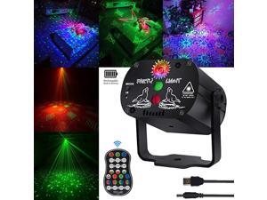Stage and led Lights DJ Disco Projector Party Lights Sound Activated Time Function with Remote Control for Xmas Club Bar Halloween Decorations Gift Birthday Wedding (USB Battery) Stage and led Lights DJ Disco Projector Party Lights Sound Activated Time Function with Remote Control for Xmas Club Bar Halloween Decorations Gift Birthday Wedding (USB Battery)