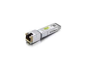 SFP+ Transceiver 10G T 10G Copper RJ45 SFP+ CAT6a up to 30 Meters Compatible with Dell Force10 GP10GSFPT SFP+ Transceiver 10G T 10G Copper RJ45 SFP+ CAT6a up to 30 Meters Compatible with Dell Force10 GP10GSFPT