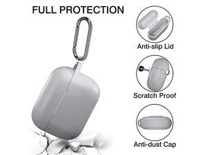 Compatible with AirPods Pro Case Protective Silicone Airpod Case Shockproof Cover Skin for Apple Airpod Pro 2019 Charging Case with Keychain Fog Gray Compatible with AirPods Pro Case Protective Silicone Airpod Case Shockproof Cover Skin for Apple Airpod Pro 2019 Charging Case with Keychain Fog Gray