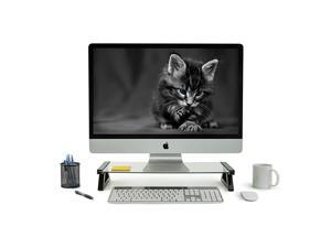 USB Monitor Stand and Laptop Stand Glass Desk Riser with 3 USB Hub Ports Capacity 20 lbs MI7240 USB Monitor Stand and Laptop Stand Glass Desk Riser with 3 USB Hub Ports Capacity 20 lbs MI7240