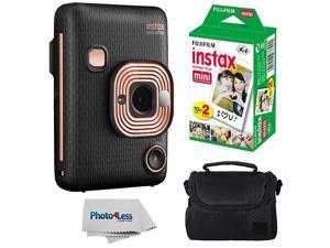 Instax Mini LiPlay Hybrid Instant Camera Elegant Black + Instax Instant Film 20 Shots + Compact Camera Case Instant Camera Bundle Instax Mini LiPlay Hybrid Instant Camera Elegant Black + Instax Instant Film 20 Shots + Compact Camera Case Instant Camera Bundle