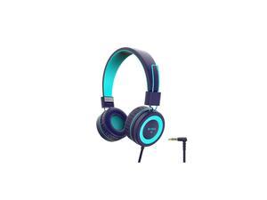 K8 Kids Headphones for Children Boys Girls Teens Wired Foldable Lightweight Stereo On Ear Headset for iPad Cellphones Computer MP34 Kindle Airplane SchoolNavyTeal