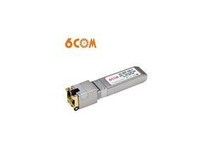 10GBase-T SFP+ Copper Transceiver, 10G RJ45 Module, up to 30 Meters, Compatible with Intel E10GSFPT and Other Open Switches 10GBase-T SFP+ Copper Transceiver, 10G RJ45 Module, up to 30 Meters, Compatible with Intel E10GSFPT and Other Open Switches