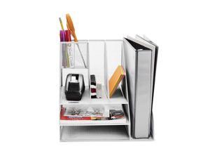 MESHORGWHT Mesh Organizer 8 Compartments Desktop Document Letter Tray for Folders Mail Stationary Desk Accessories White 8 Comp MESHORGWHT Mesh Organizer 8 Compartments Desktop Document Letter Tray for Folders Mail Stationary Desk Accessories White 8 Comp