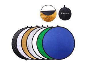 inch 30cm Round Collapsible Mini Light Reflectors for Photography 7in1 Portable Sun Reflector for Studio Multi Photo Disc WhiteBlueGreenGoldSilverand Black inch 30cm Round Collapsible Mini Light Reflectors for Photography 7in1 Portable Sun Reflector for Studio Multi Photo Disc WhiteBlueGreenGoldSilverand Black
