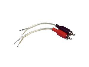 Adapter Cable from Speaker Wires to RCA PlugRCA Plug CableRCA Plug Adapter Speaker Wire Pair with RCA Males BlackRed Adapter Cable from Speaker Wires to RCA PlugRCA Plug CableRCA Plug Adapter Speaker Wire Pair with RCA Males BlackRed