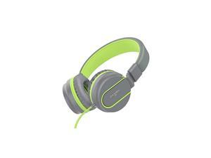 I35 Kid Headphones with Microphone Volume Limited Children Girls Boys Teen Lightweight Foldable Portable Wired Headset for School Airplane Travel Cellphones Tablets Smartphones GreyGreen I35 Kid Headphones with Microphone Volume Limited Children Girls Boys Teen Lightweight Foldable Portable Wired Headset for School Airplane Travel Cellphones Tablets Smartphones GreyGreen